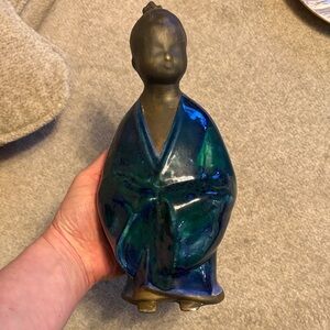 This is a Vohann of California mid-century modern Asian figurine 1962